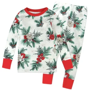 2-Piece Organic Cotton Holiday Pajama