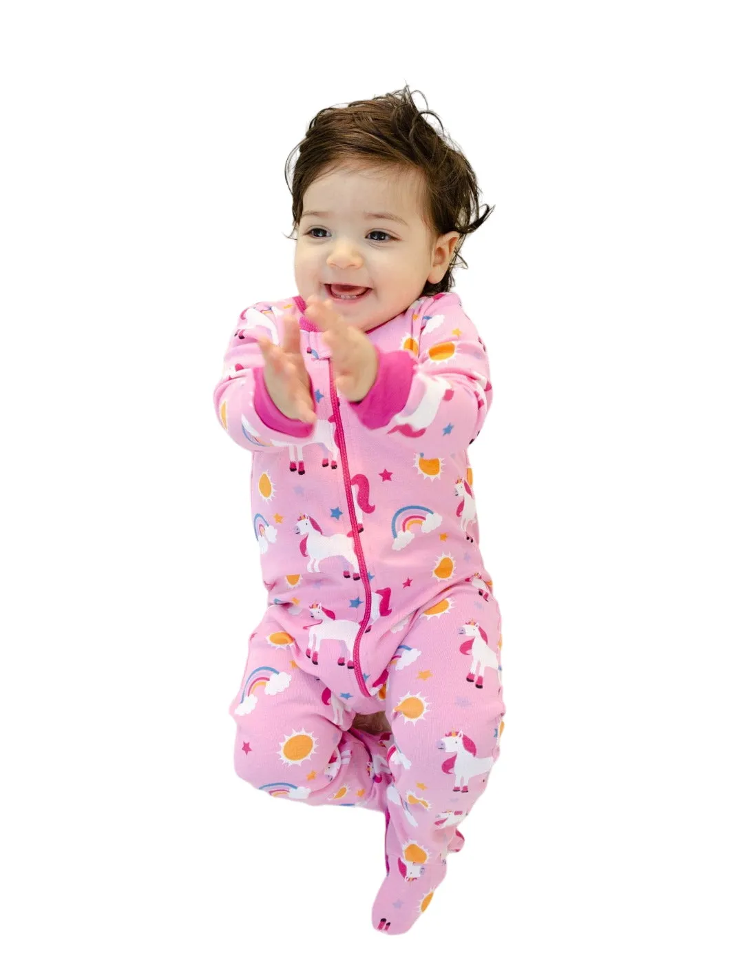 Baby Footed Horse & Unicorn Pajamas