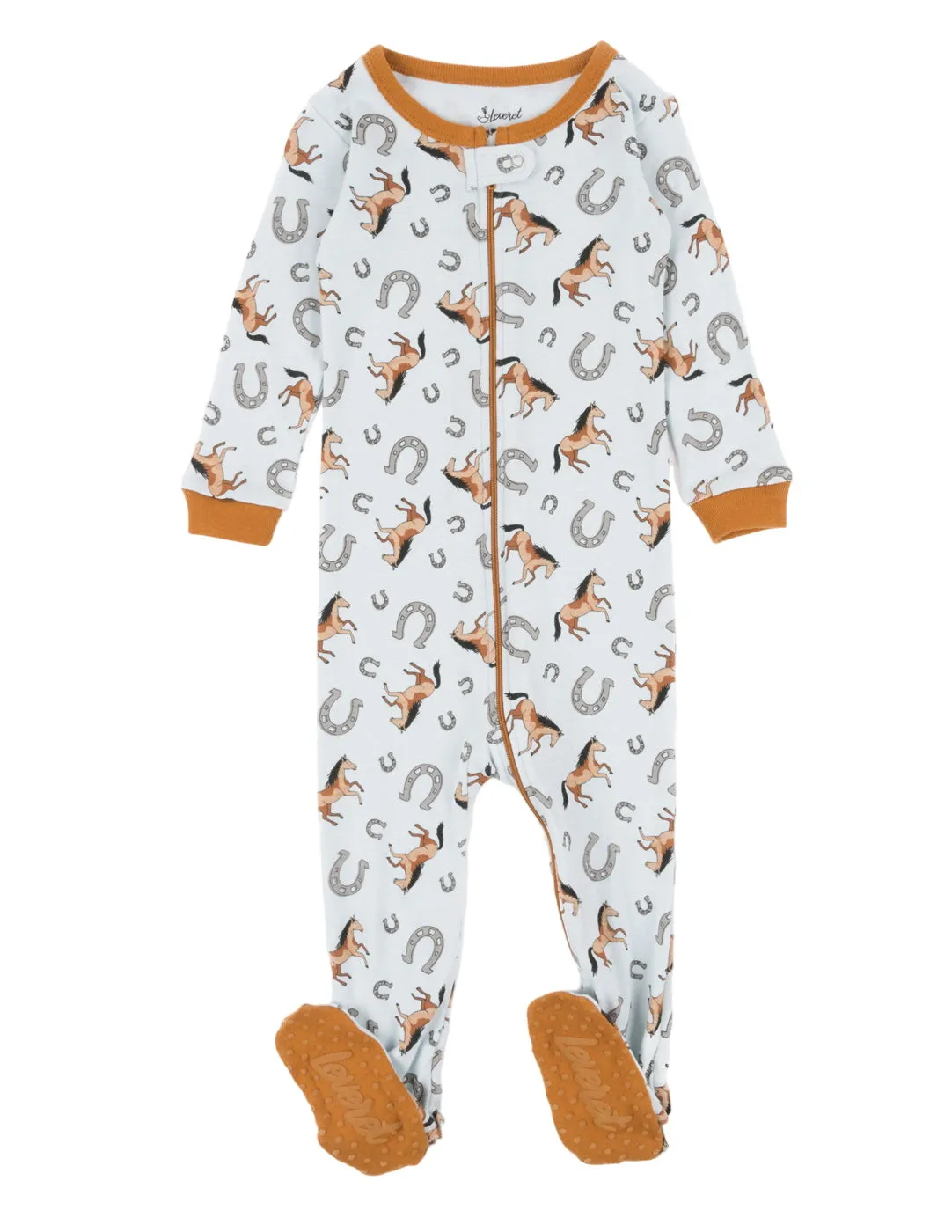 Baby Footed Horse & Unicorn Pajamas