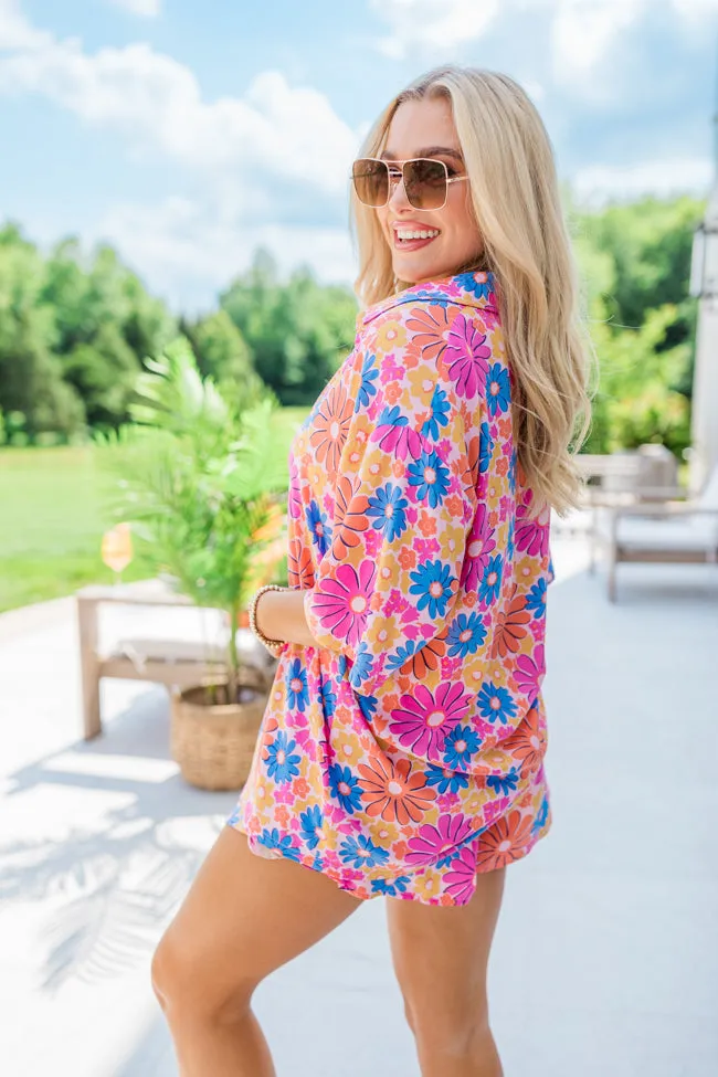 Backyard Hangout Floral Lightweight Lounge Set