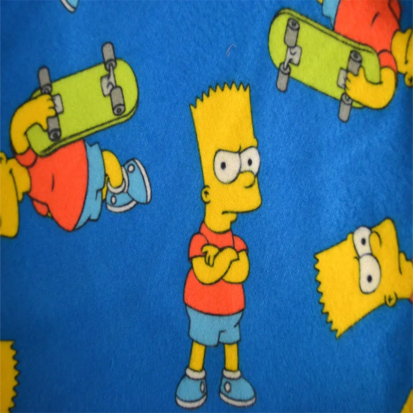 Bart Simpson Whatever Blue Kids Pajamas