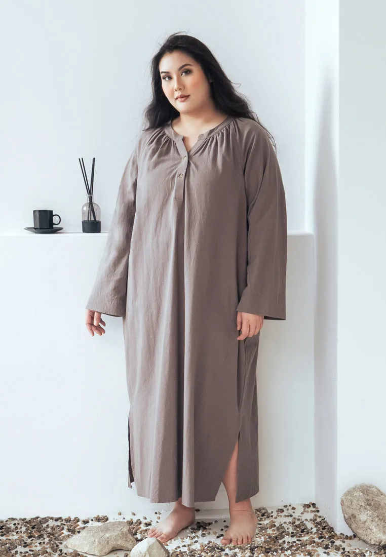 Bebas ZEN Effortless Stand Collar Tunic Dress