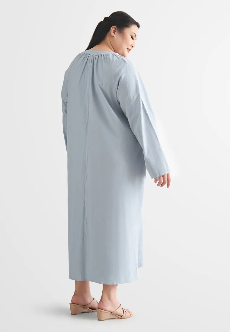 Bebas ZEN Effortless Stand Collar Tunic Dress