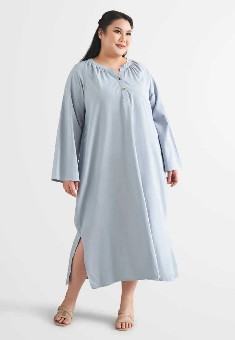 Bebas ZEN Effortless Stand Collar Tunic Dress