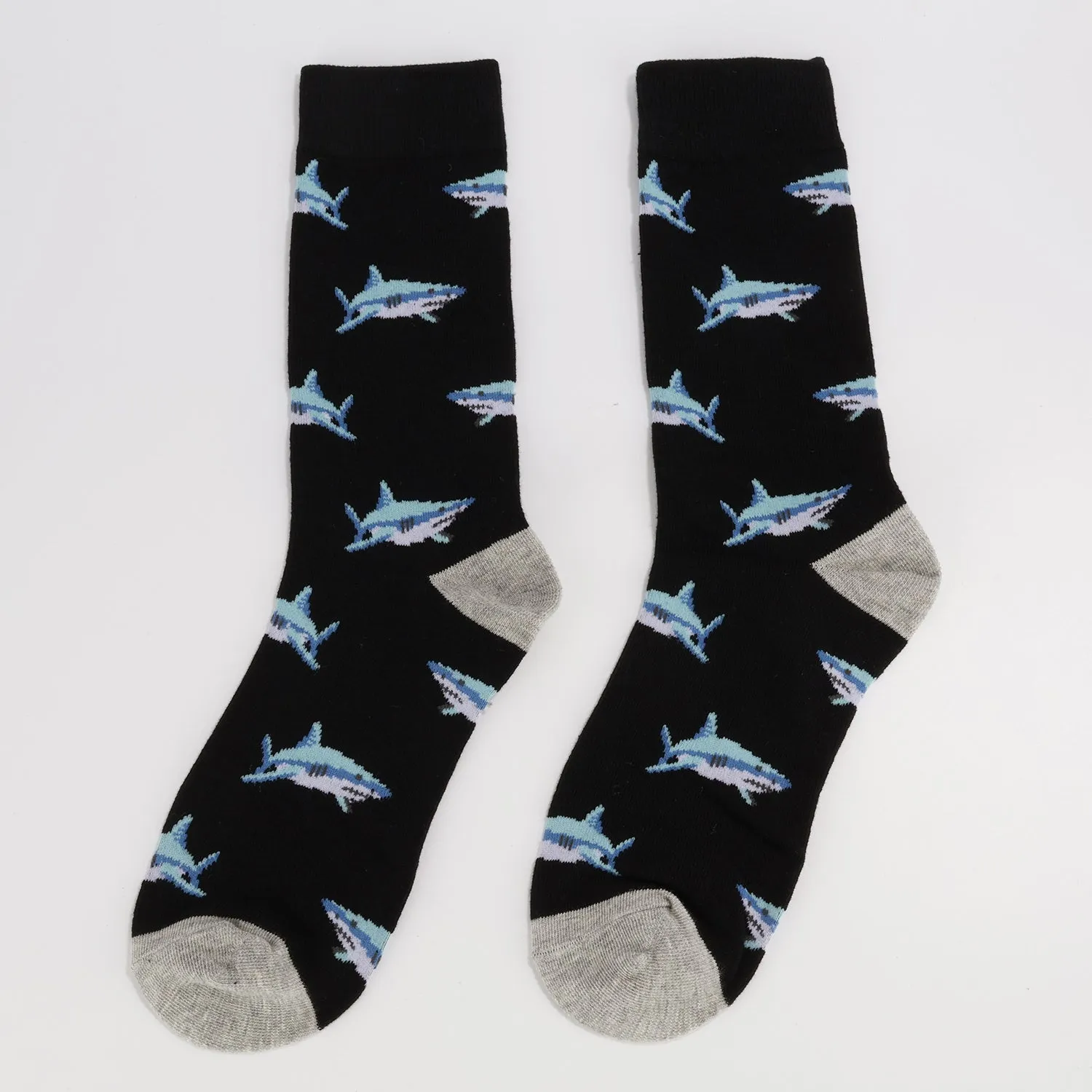 Blue Shark Socks