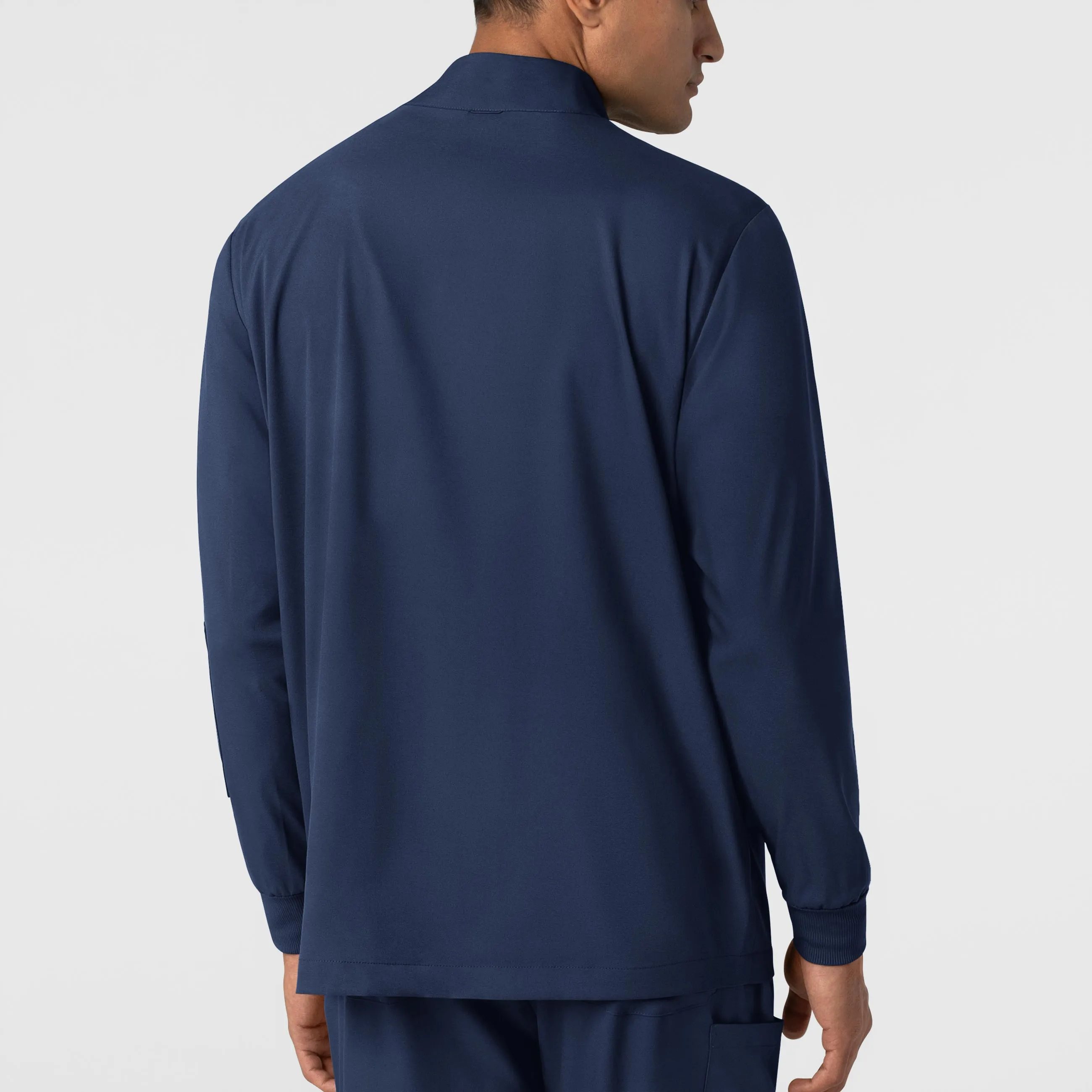 Boundless Men's Warm Up Scrub Jacket - Navy