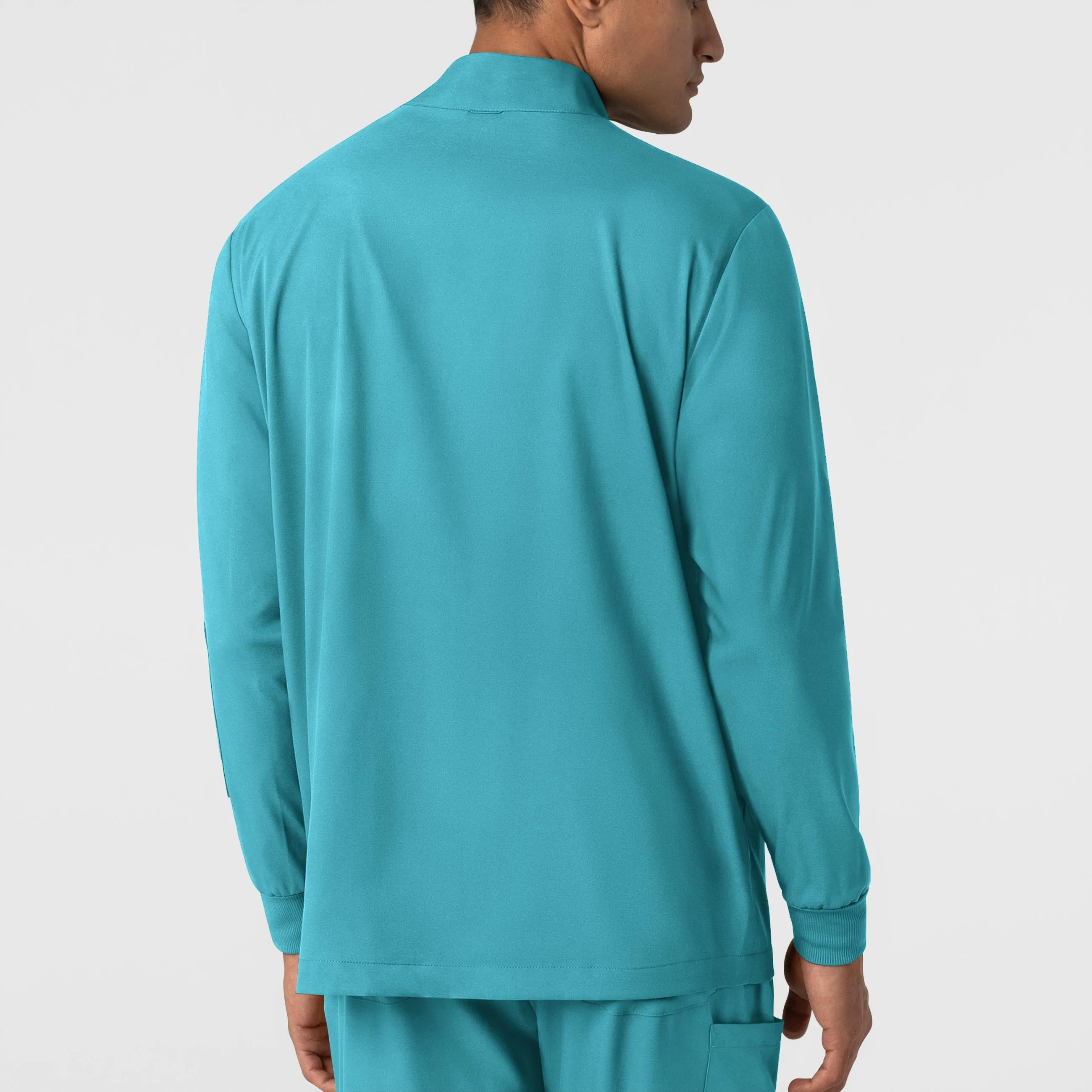 Boundless Men's Warm Up Scrub Jacket - Teal