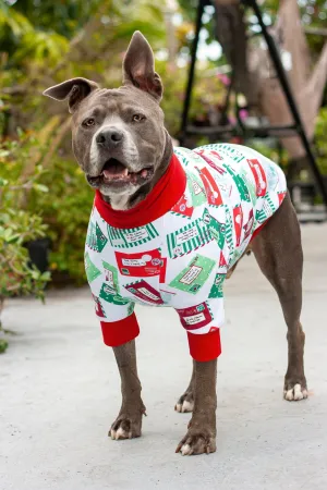 Christmas Letters to Santa Dog Pajamas