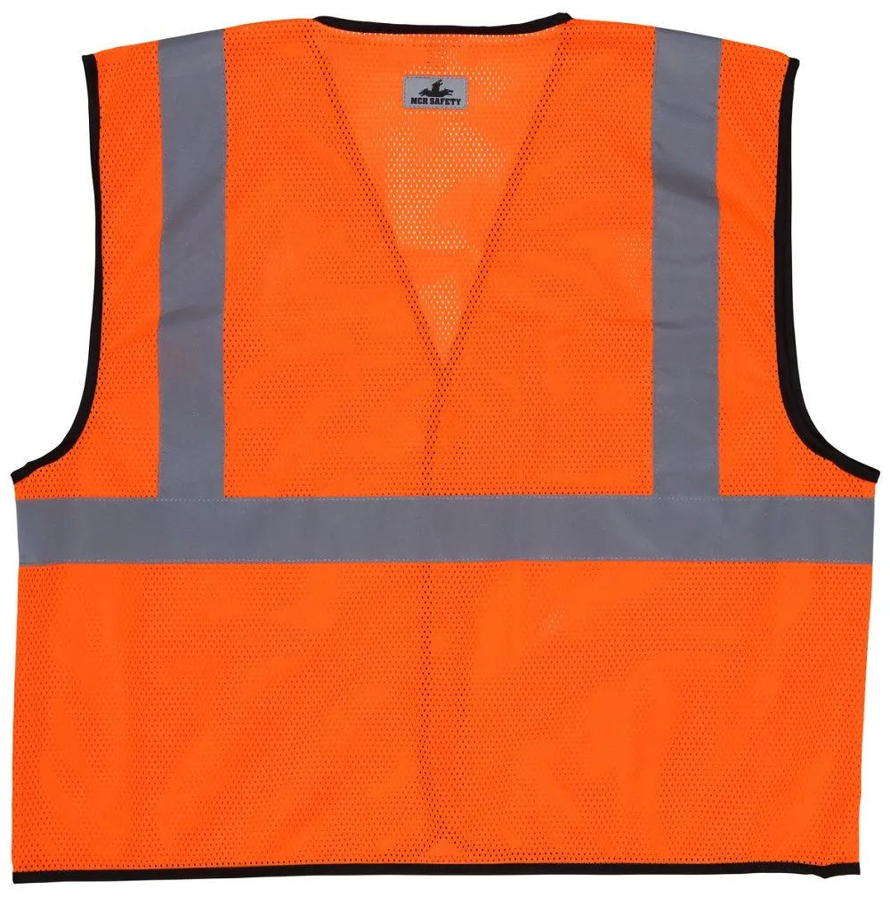 CLASS 2, MESH,ECONOMY VEST, ORANGE