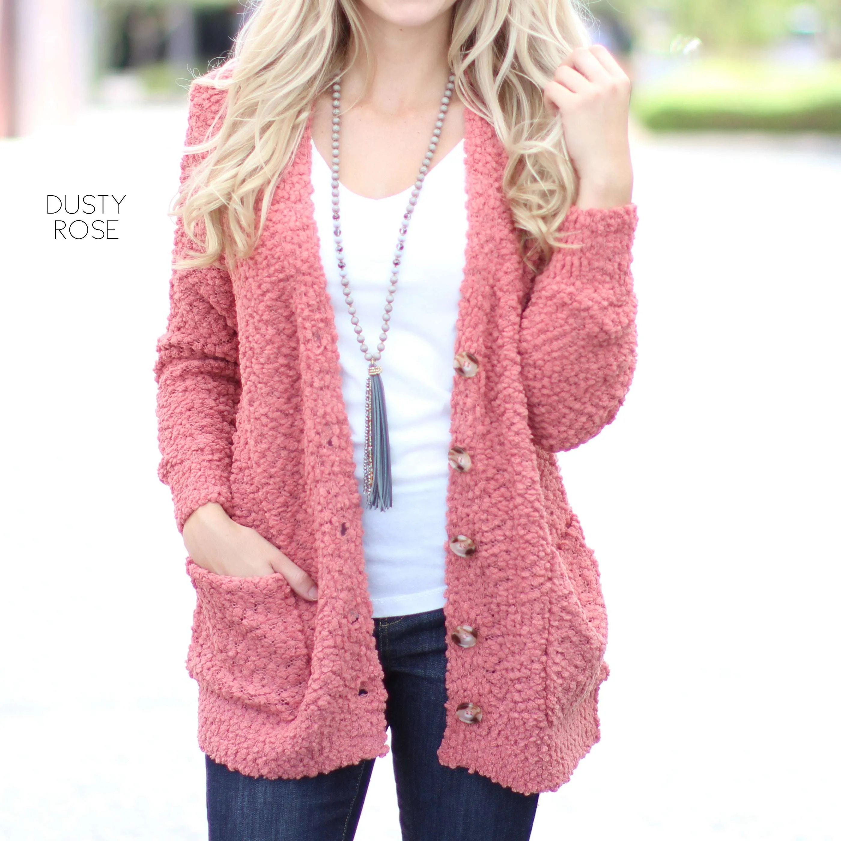 Cozy Button Cardigan | S-XL