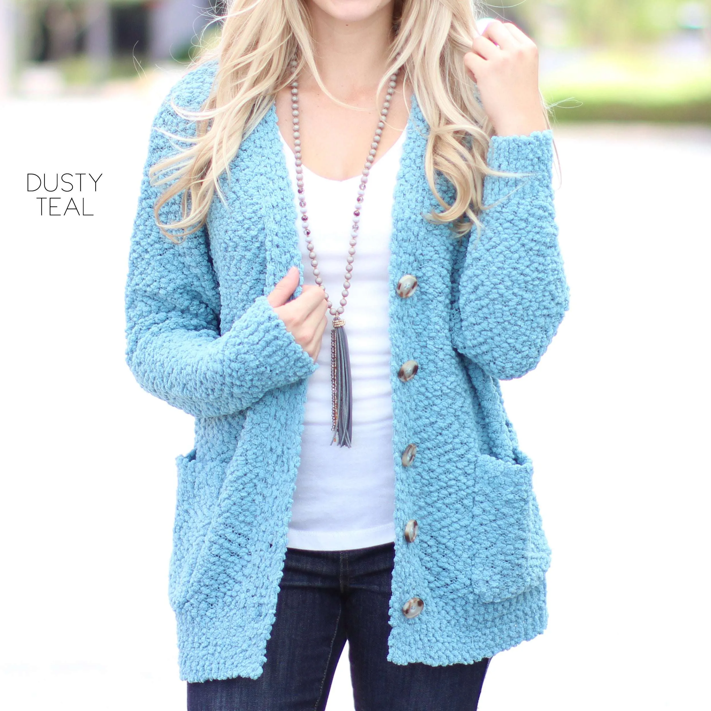 Cozy Button Cardigan | S-XL