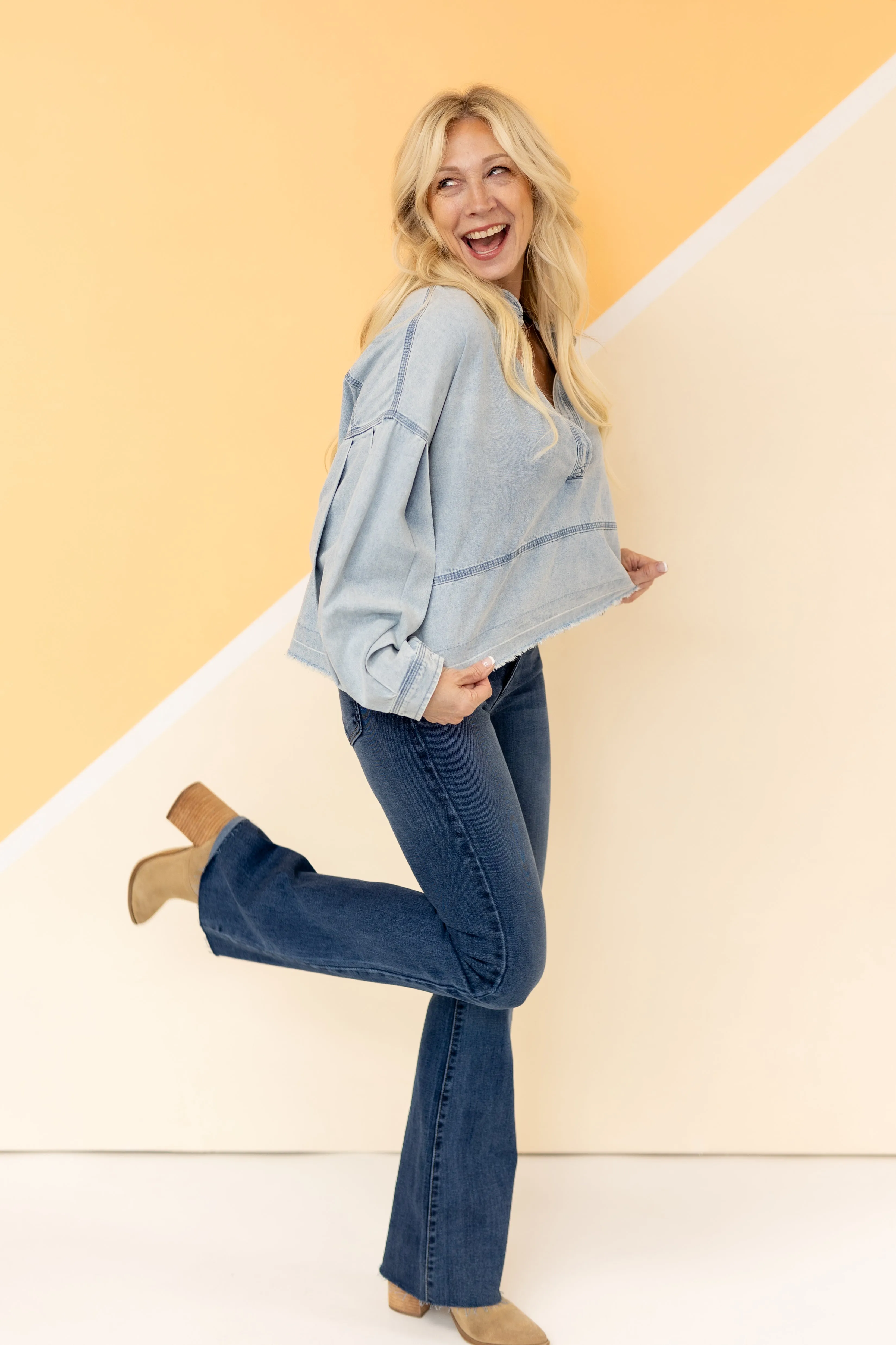 Dive Into Denim Long Sleeve