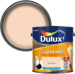 Dulux Easycare Matt Emulsion 2.5L - Soft Peach