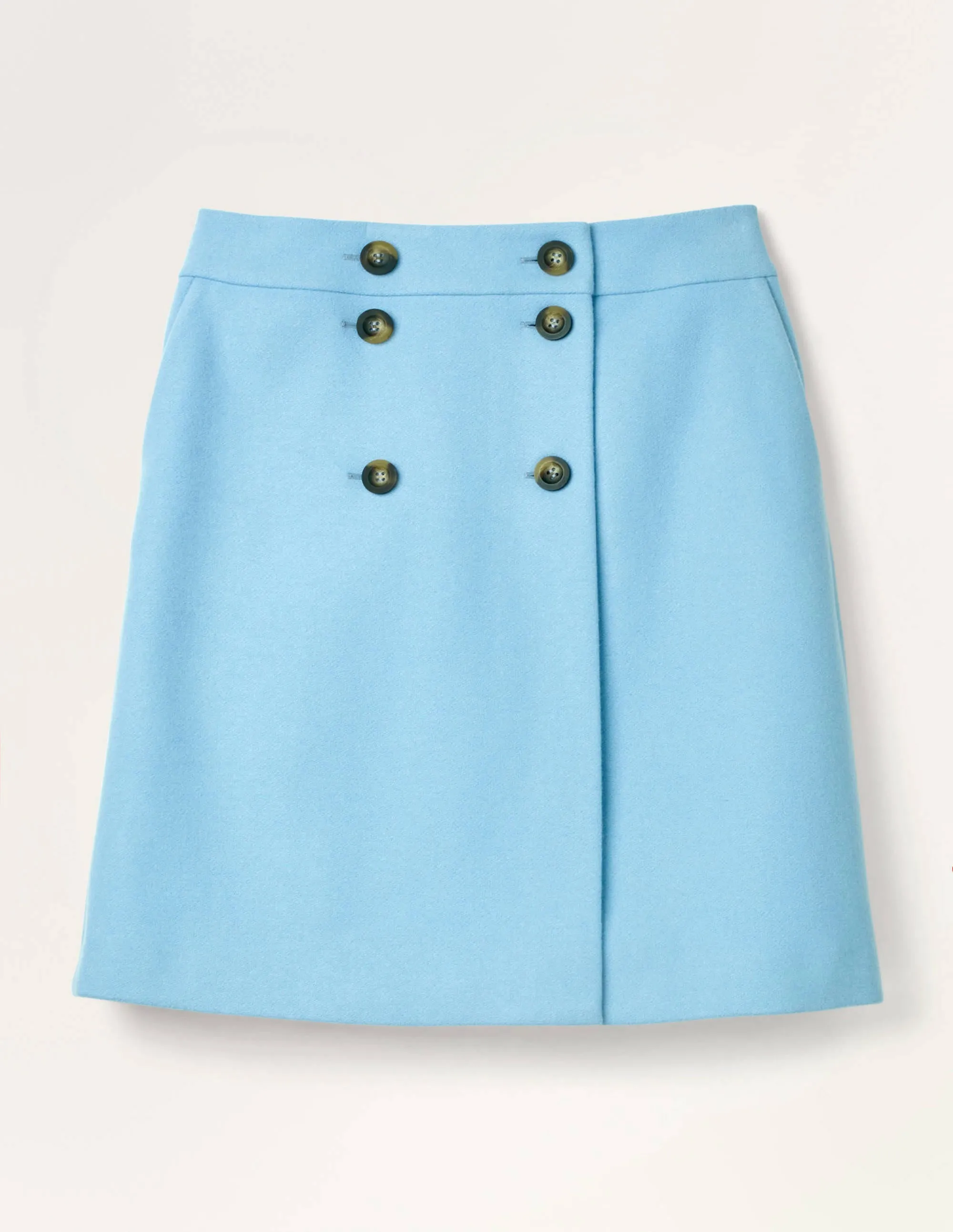 Eloise Mini Skirt-Frosted Blue