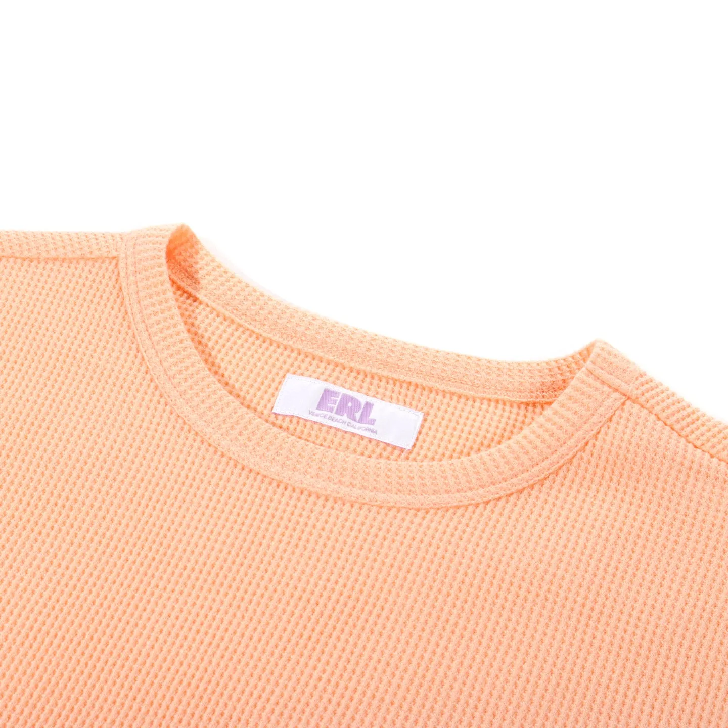 ERL WAFFLE LS T-SHIRT ORANGE