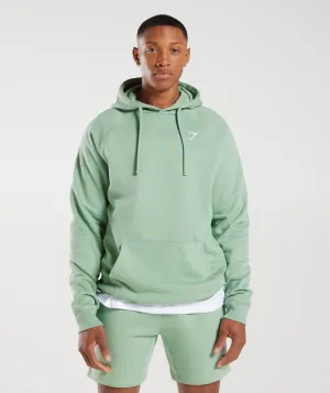 Gymshark Crest Hoodie - Desert Sage Green