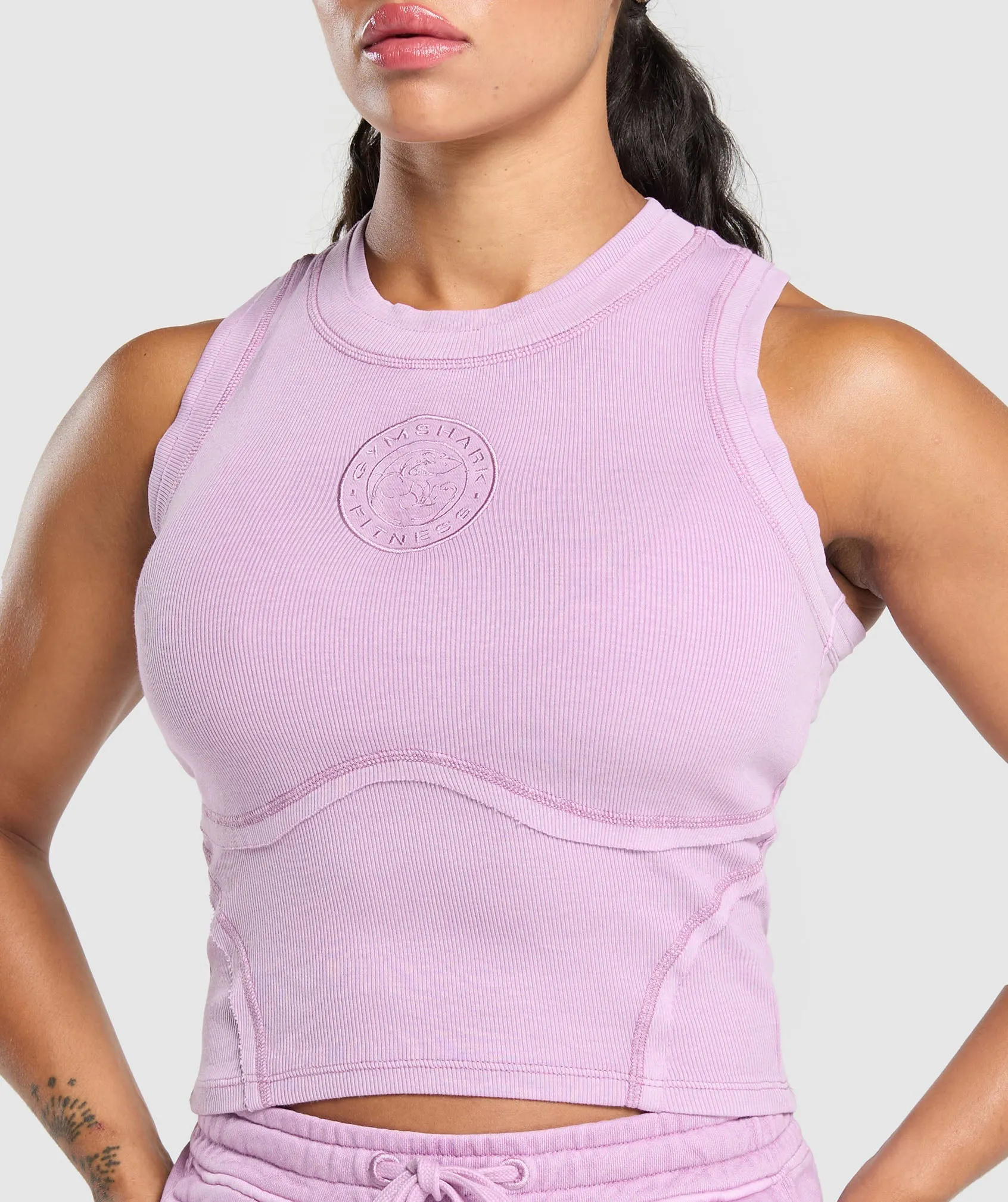 Gymshark Premium Legacy Tank - Warm Lilac