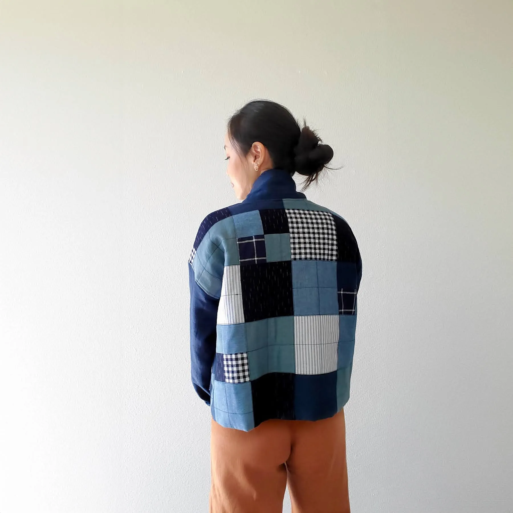 HANA JACKET - No. 3 Blue and Rose