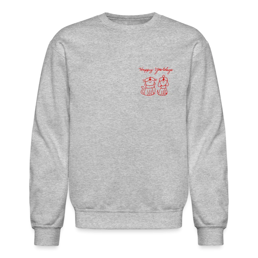 Happy Yowlidays Small Logo Crewneck Sweatshirt