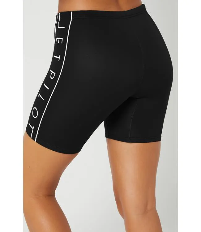 Jetpilot Cause 9" Womens Neo Shorts (2023) - Black