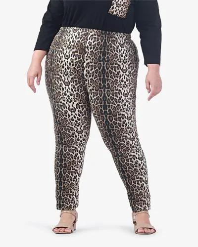 Leci Fun Printed Leggings - Big Leopard