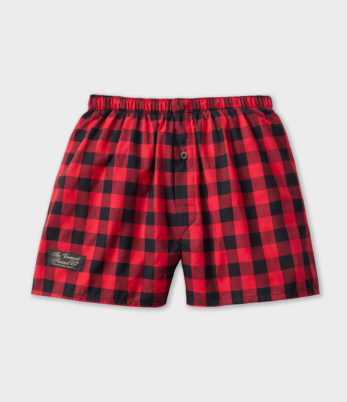 Lightweight Flannel Boxer - Red Buffalo