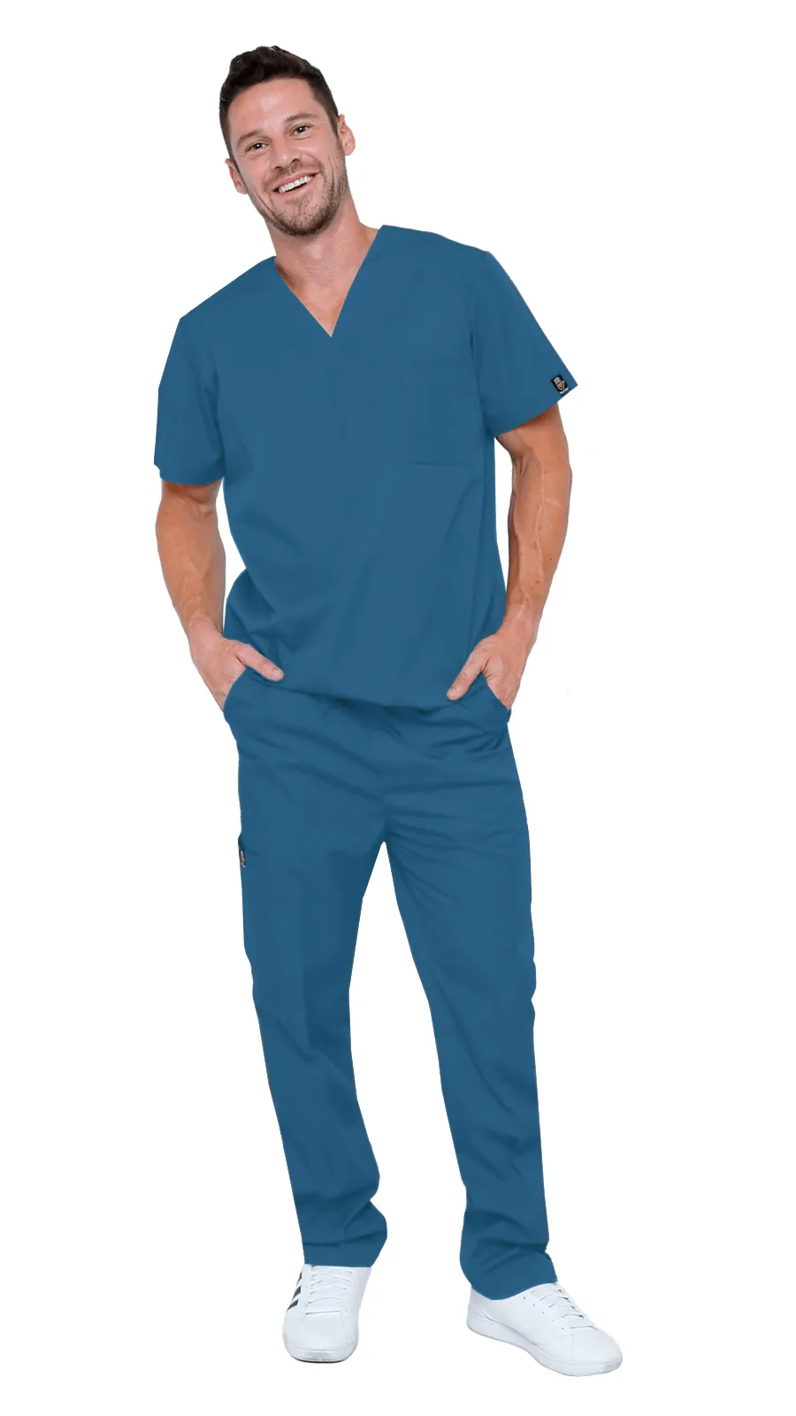 Men's 6 Pocket Soft Stretch Uniform Scrubs - Style ST101