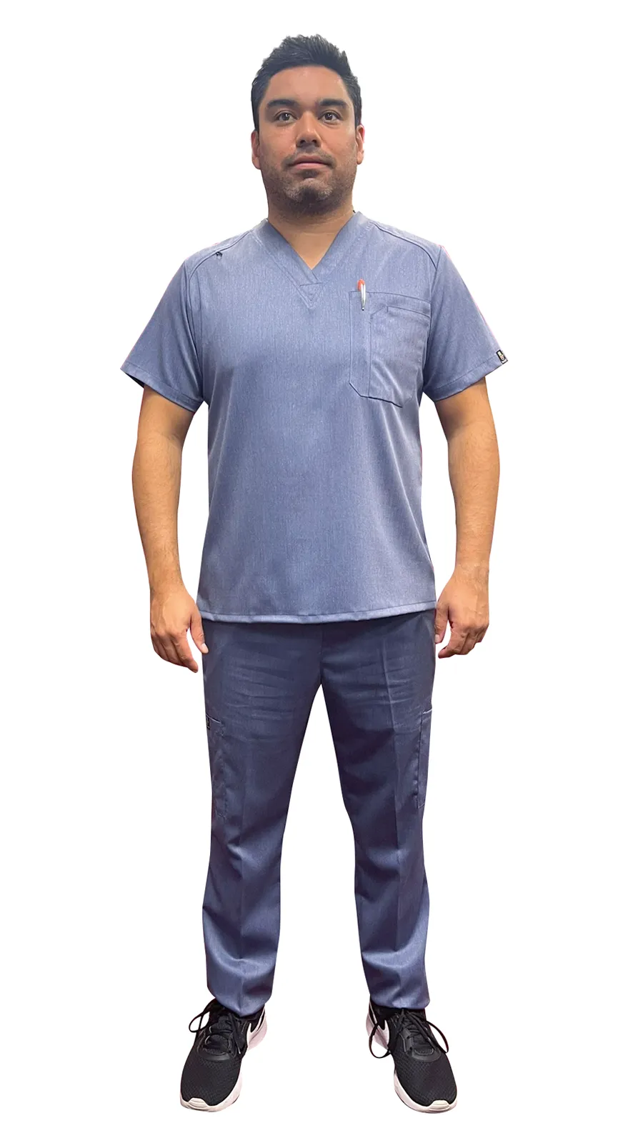 Men's 6 Pocket Soft Stretch Uniform Scrubs - Style ST101