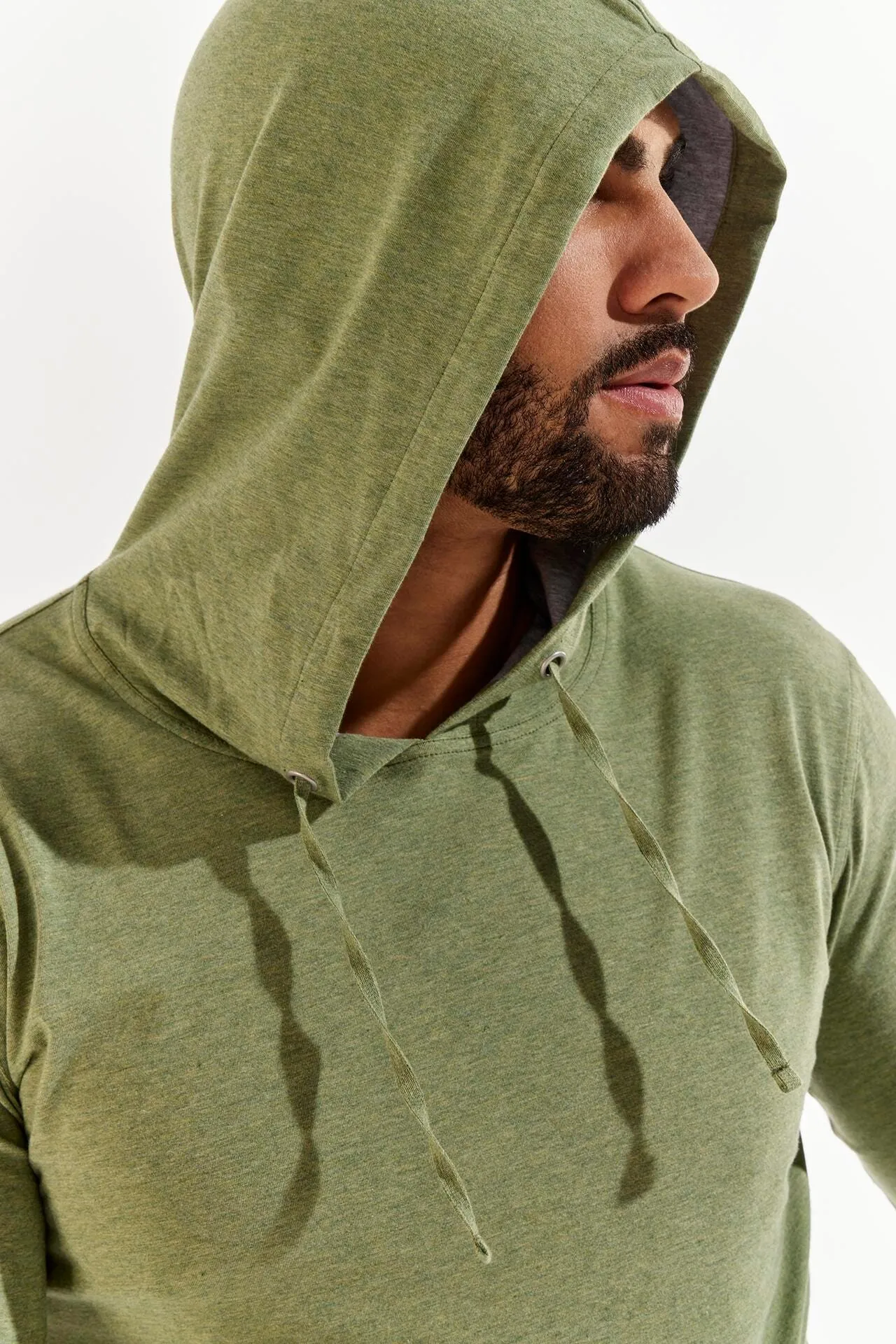 Men's Oasis Pullover Hoodie  |  Light Green Heather