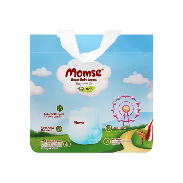 MOMSE BABY PANTS XL-5 12-17 KG 26PCS