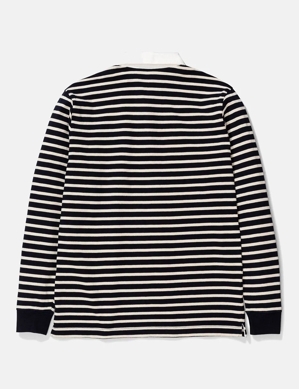 Norse Projects Ruben Compact Cotton Polo (Stripe) - Navy Blue