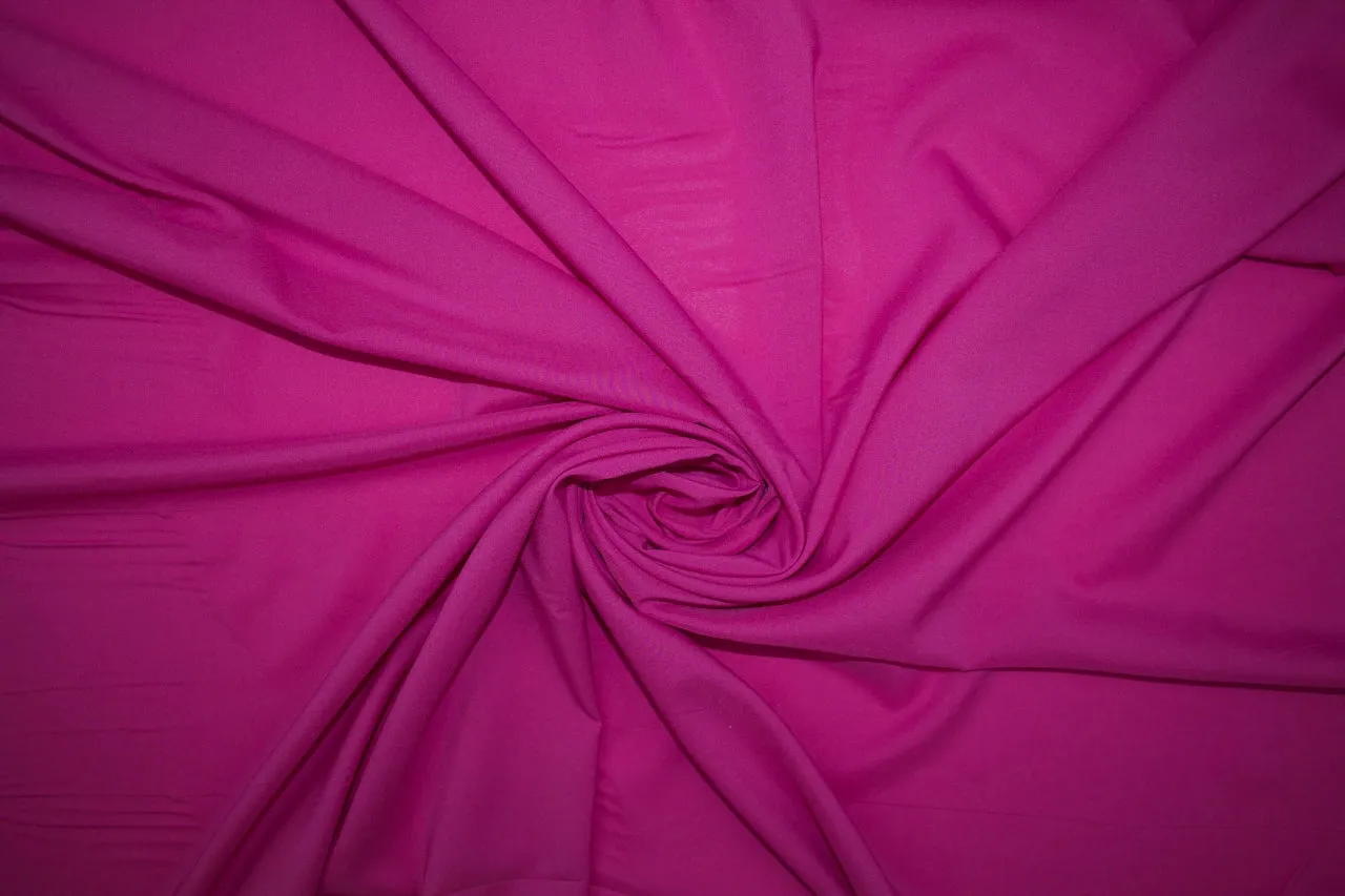 NY Designer Stretch Pongee Lining - Magenta