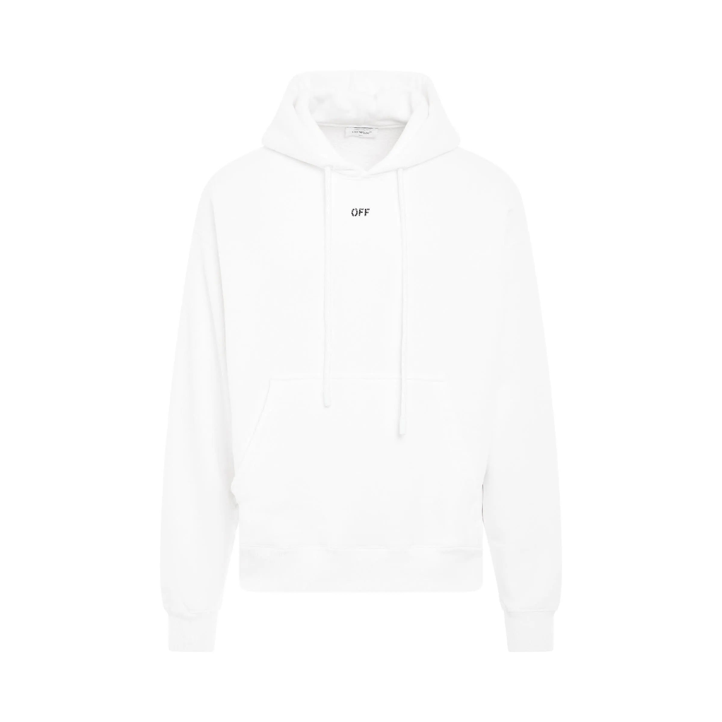 Off Stamp Skate Fit Hoodie in White