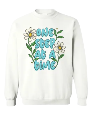 One Step At A Time (Flowers) - Sweatshirt