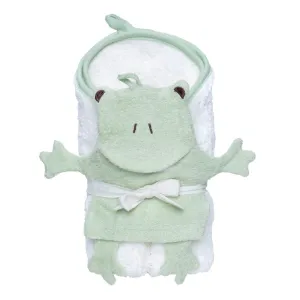 Organic Cotton Deluxe Hooded Towel   Washcloth Set