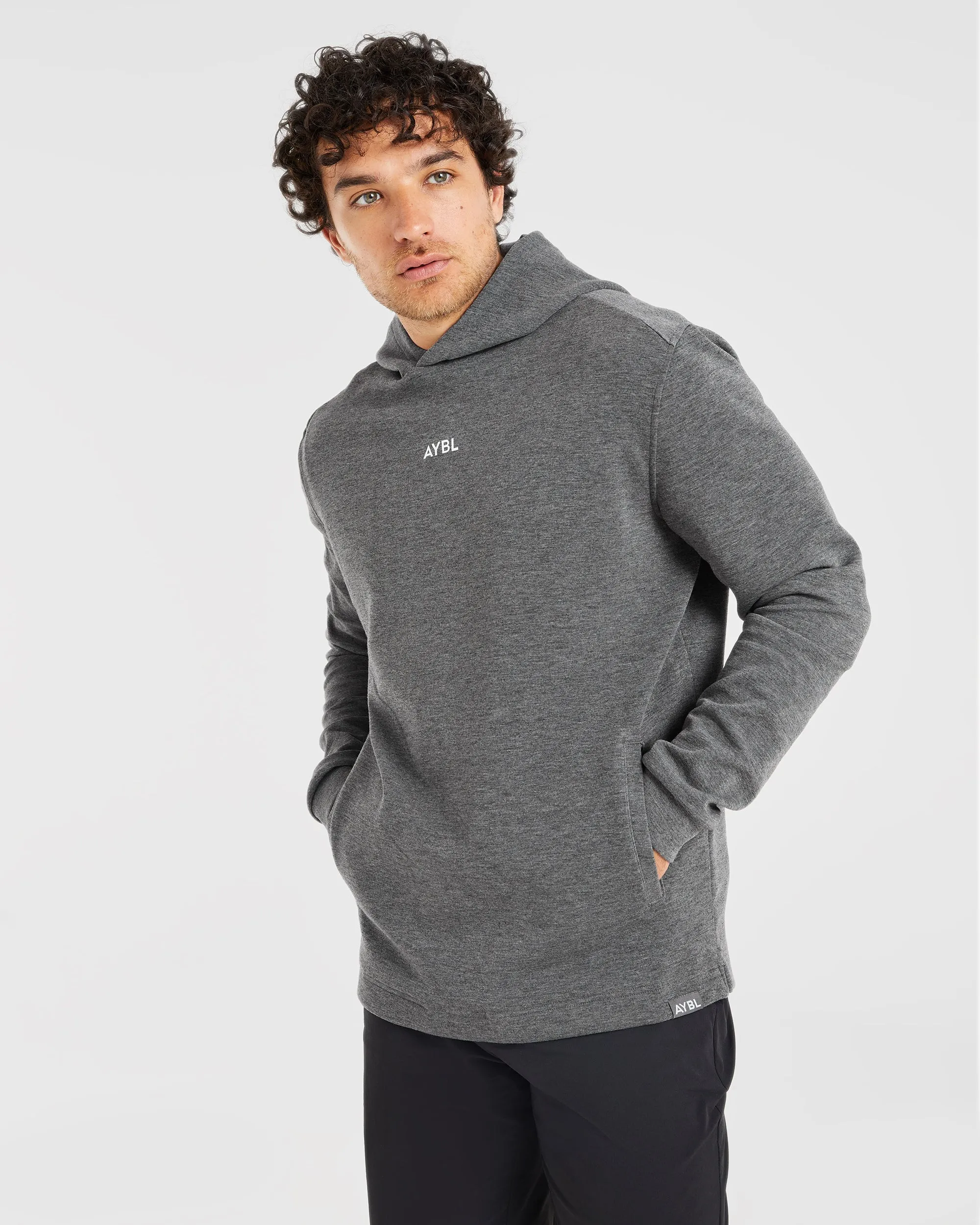 Performance Lightweight Hoodie - Charcoal Marl