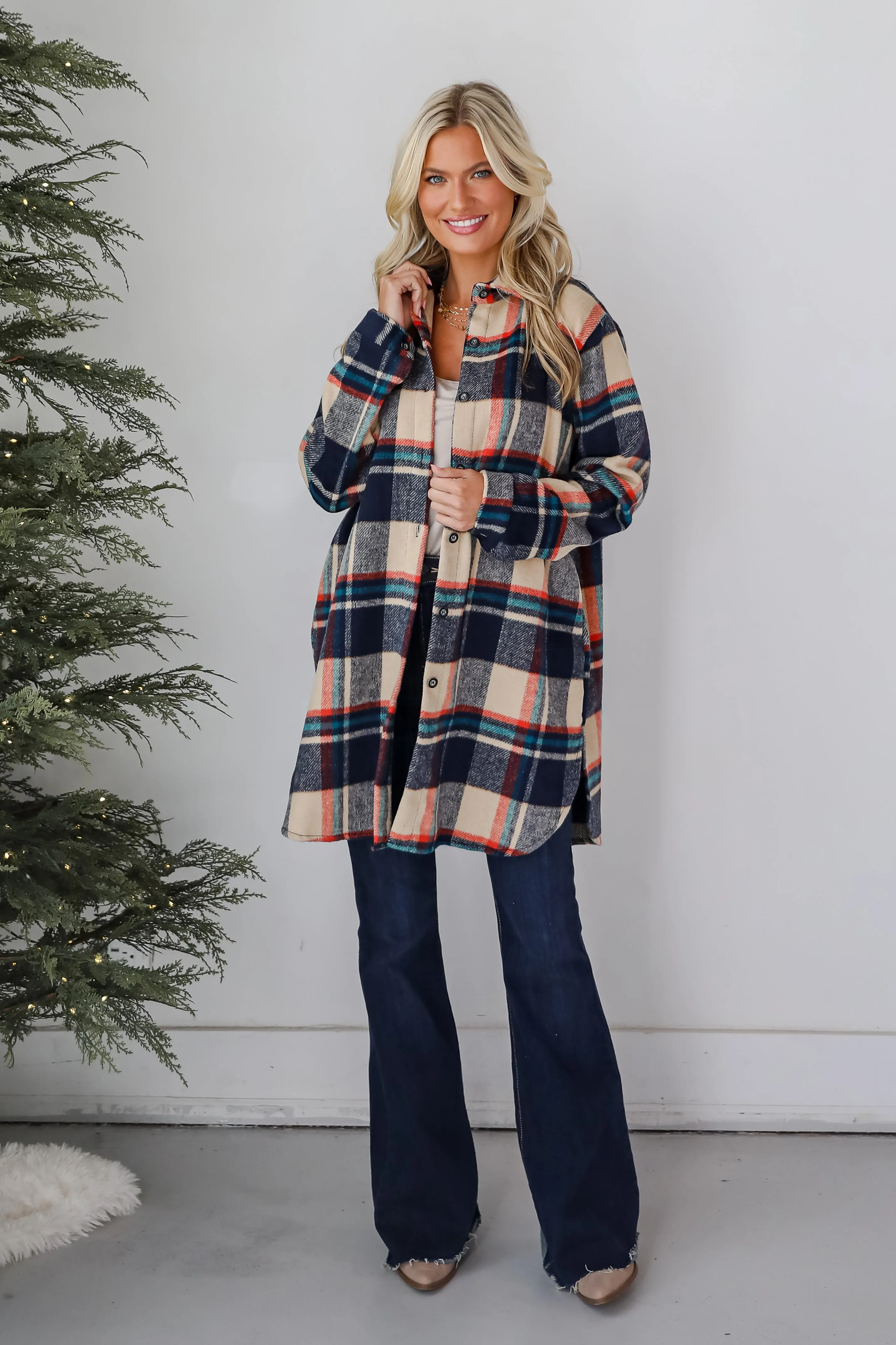 Poised Passion Plaid Shacket