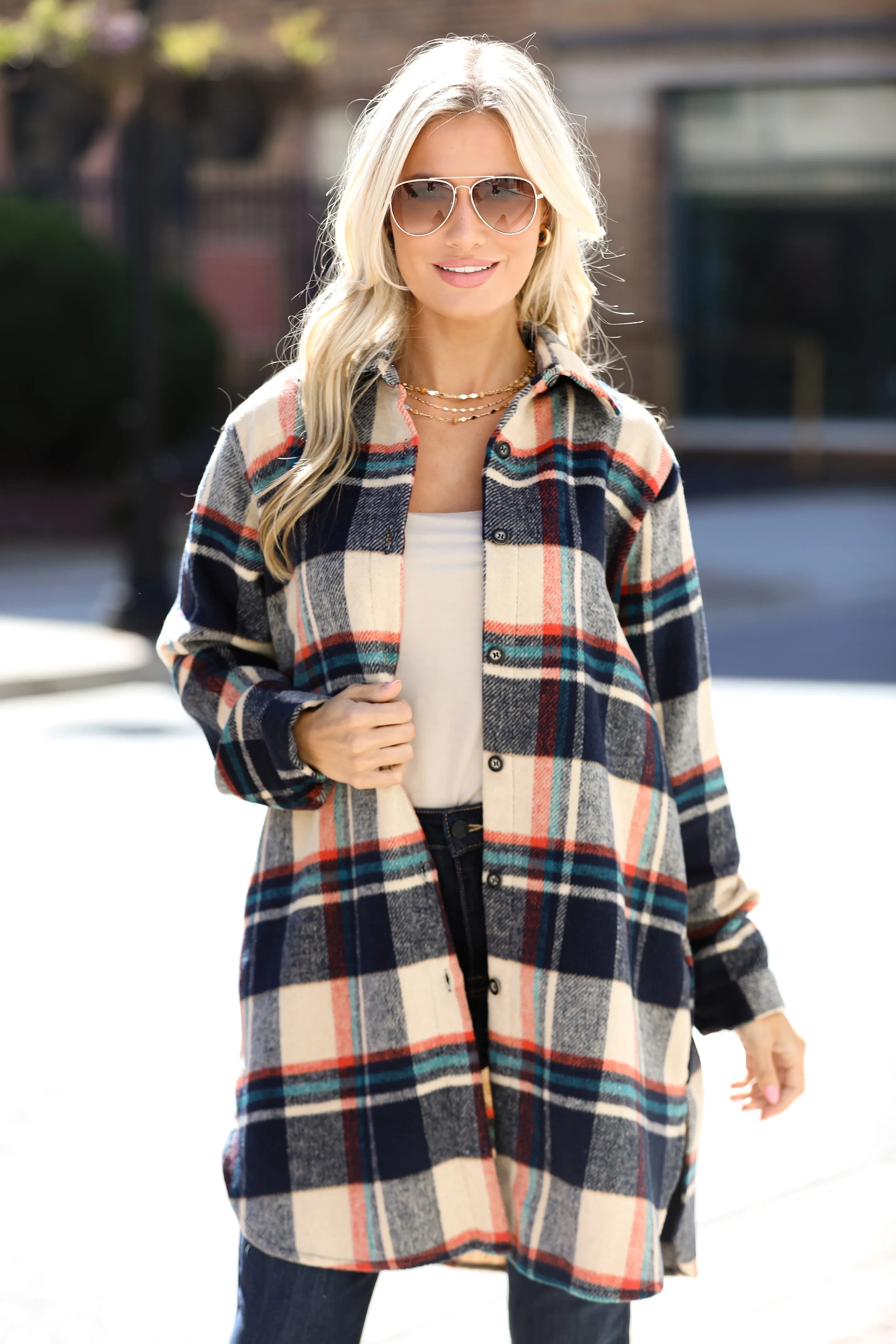 Poised Passion Plaid Shacket