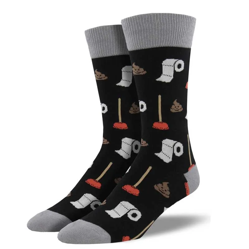 Potty Party Men's printed socks