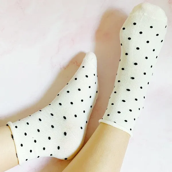 Precious Polka Dot Socks | Set Of 3 Pairs