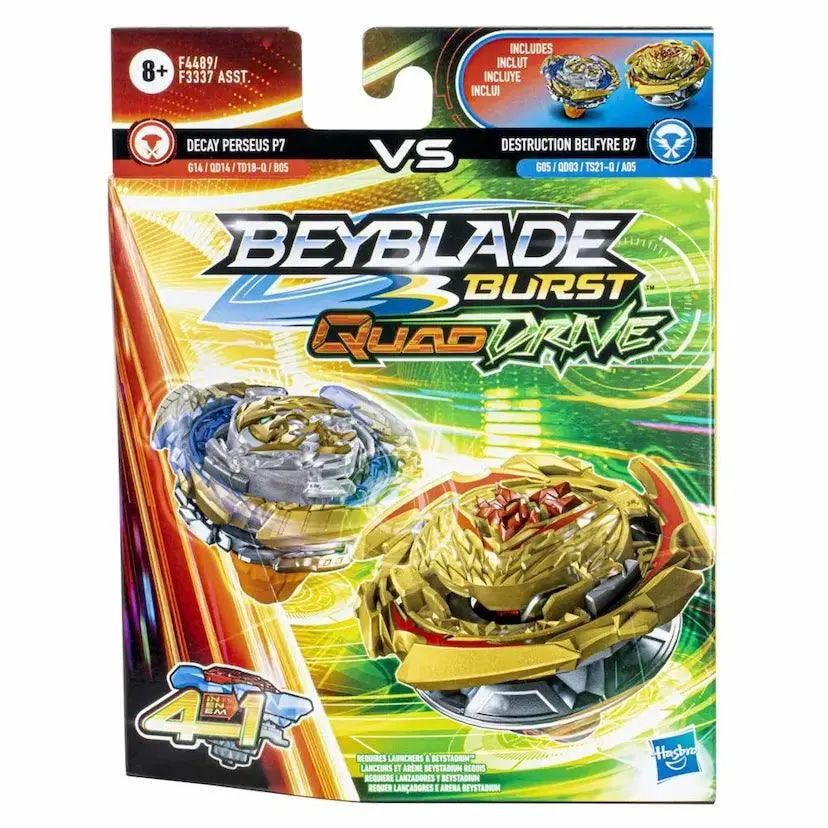 QuadDrive Destruction B7 & P7 Spinning Top Dual Pack