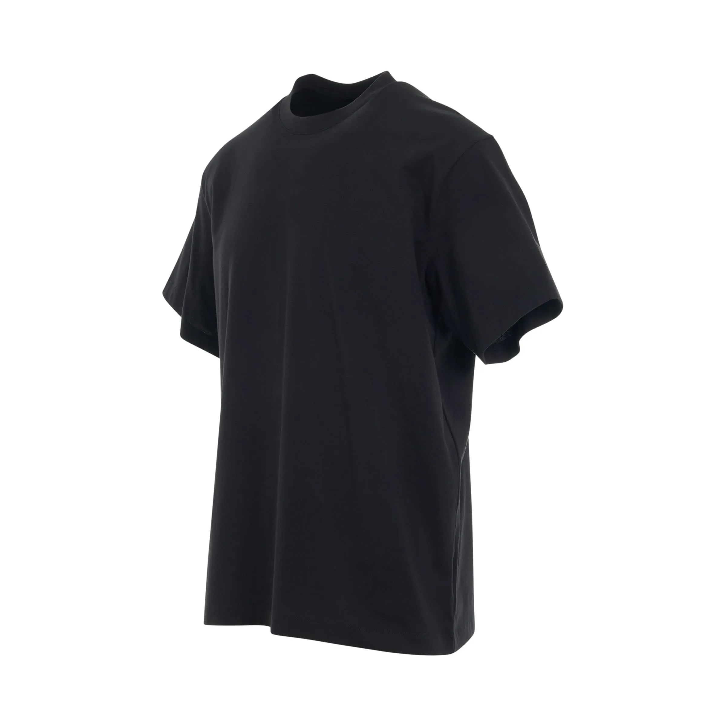 Relaxed Short Sleeve T-Shirt in Black