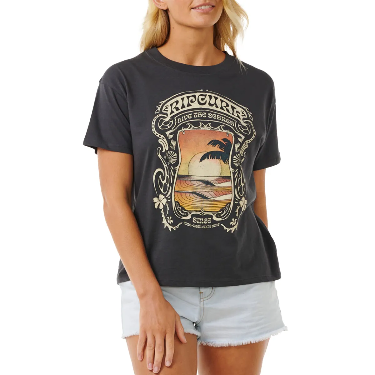 Rip Curl Women's Sea Shells Relaxed T-Shirt