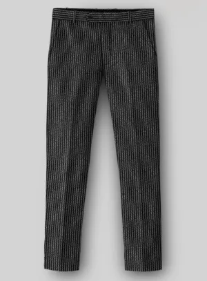 Sartori Mariano Black Soft Tweed Pants