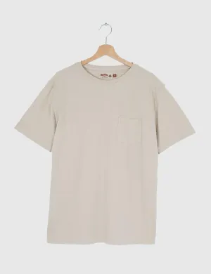 Satta Hemp Pocket T-Shirt - Calico Cream