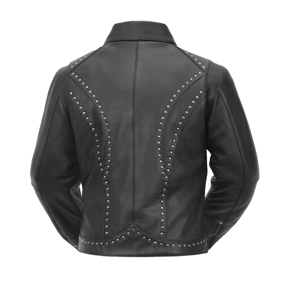 Scarlett Star - Womens Motorcycle Leather Jacket