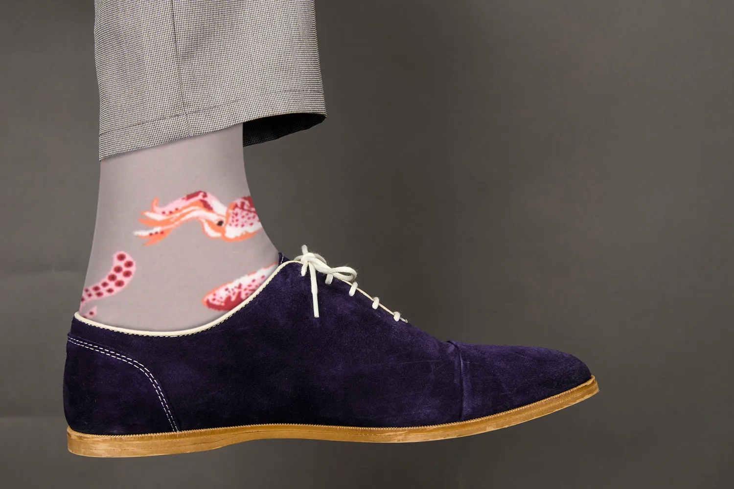 Seafood Casual Dress Socks – Squid – For Men And Women