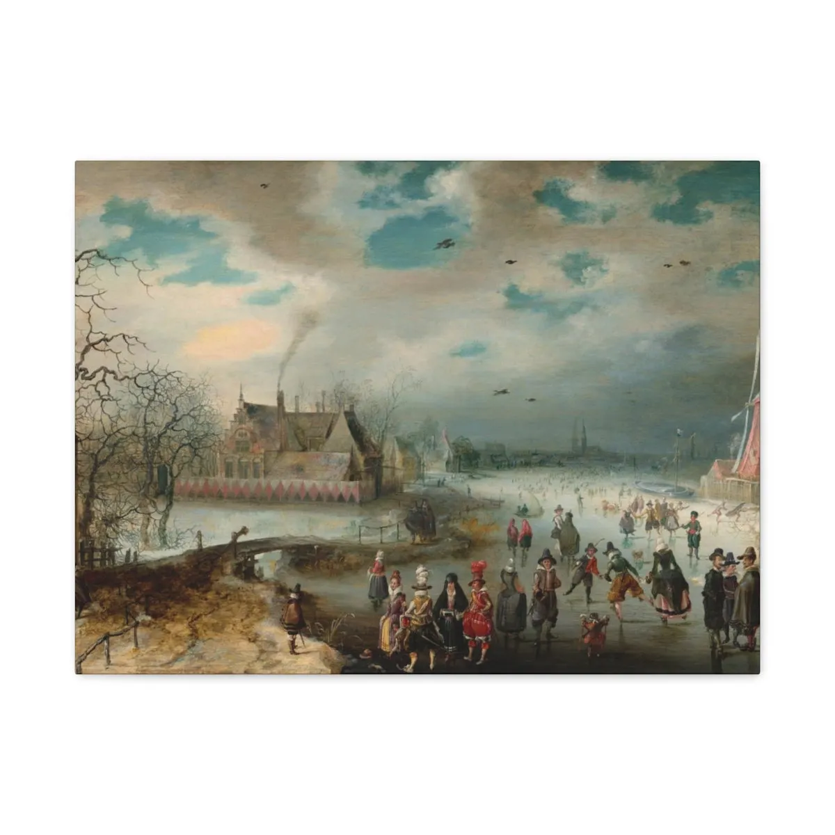 SKATING ON THE FROZEN AMSTEL RIVER