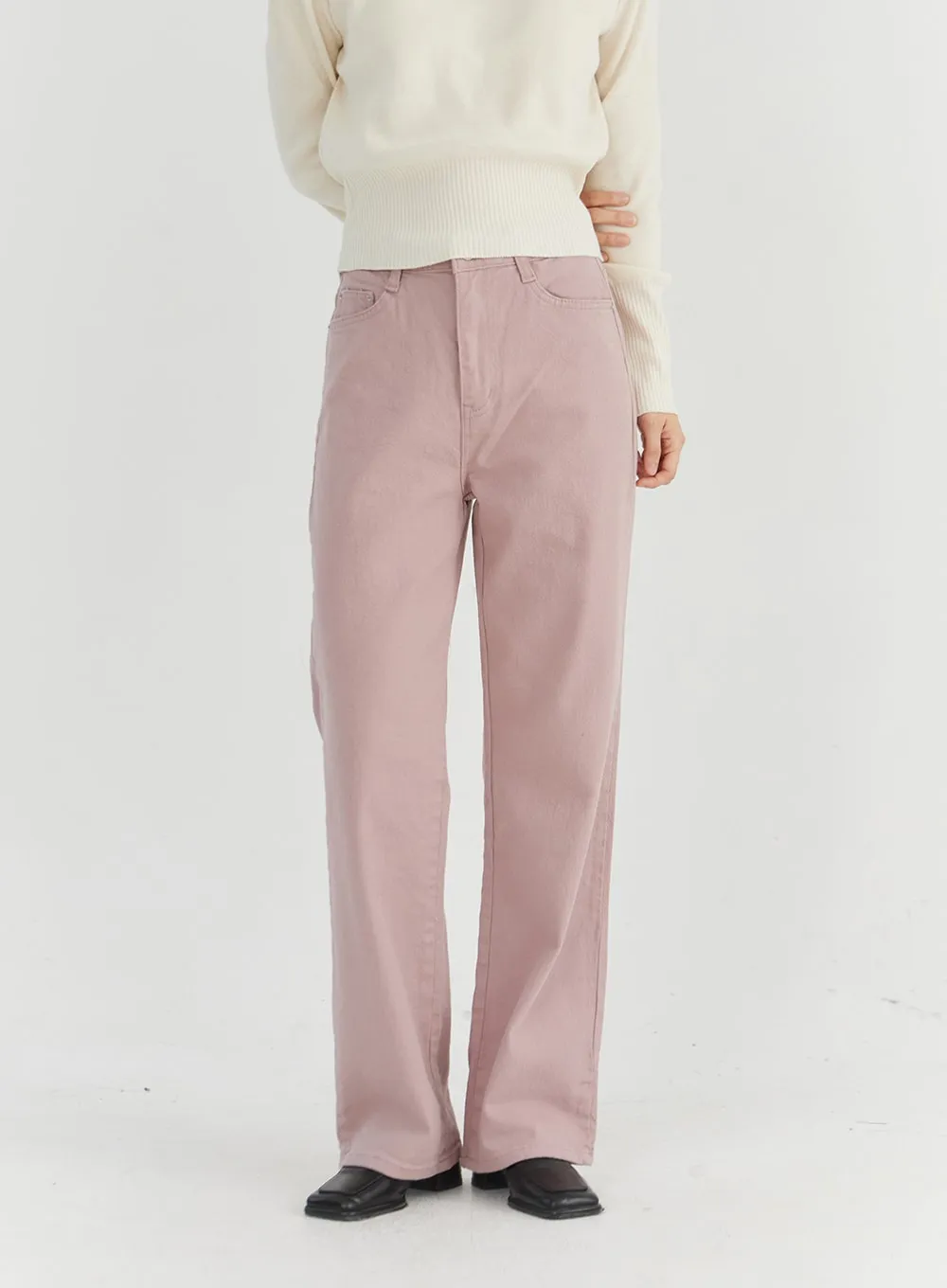 Soft Color Wide Pants ON303