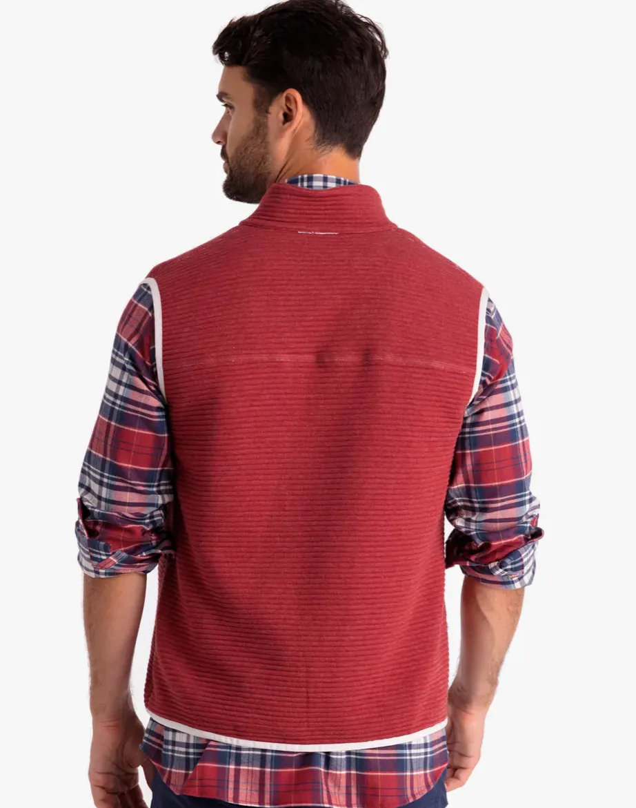 Southern Tide Men's Ridgepoint Heather Reversible Vest